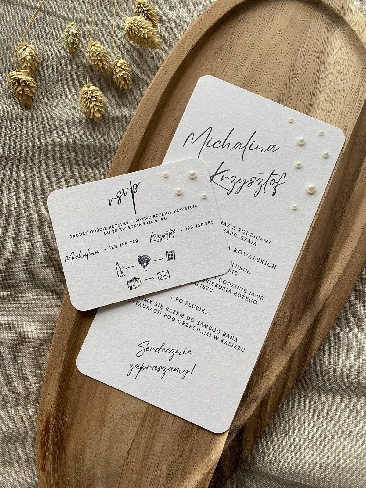 zaproszenie perles 03